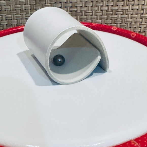 🌟HP🌟VTG 1980s 11" Ice Bucket Red & White Floral Dot Pattern by Drulane USA - Picture 4 of 11